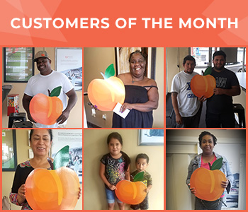 Customers of the Month